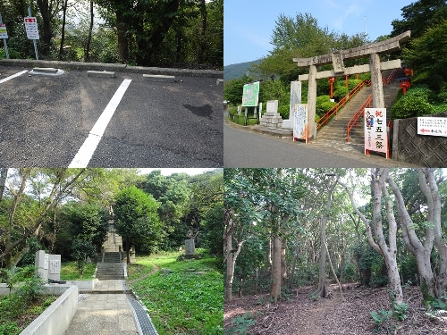 妙見神社付近