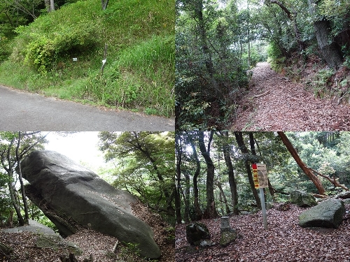 登山口と登山道