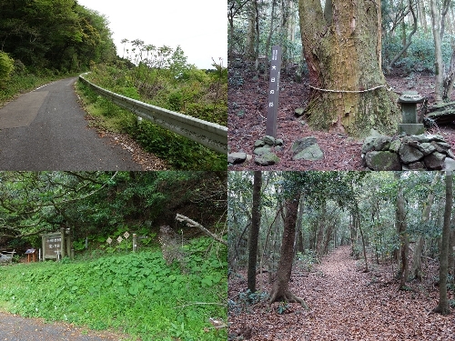 国見湖畔公園からのルート