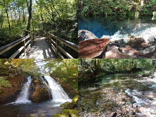 男池・名水の滝